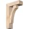 Ekena Millwork Legacy Block Smooth Bracket w/ Offset Brace, Douglas Fir, 5 1/2"W x 16"D x 24"H BKT0604X16X24LEC05SDF - alternate 1